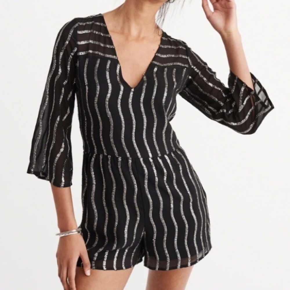 NWT Abercrombie & Fitch Sequence Romper 0 & 2